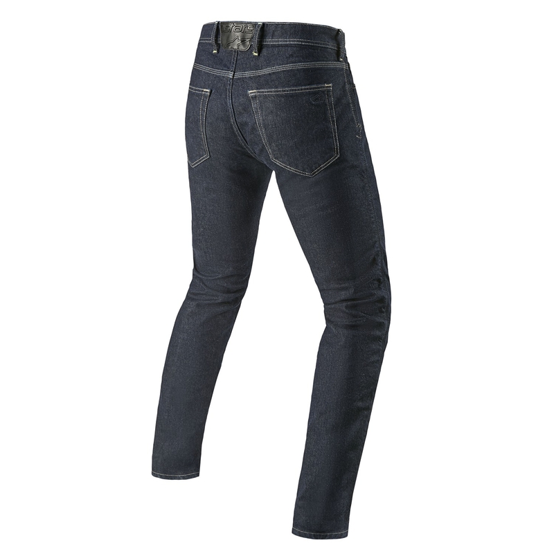 Blugi pentru motociclete Alpinestars Copper 3 Denim, spalati in albastru