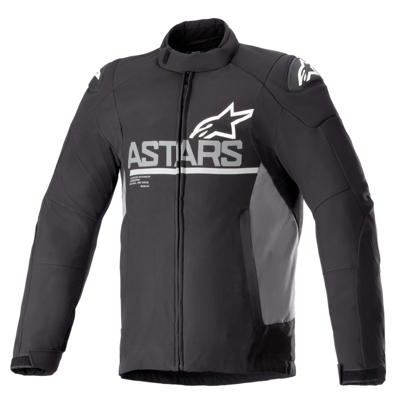 Jachetă moto impermeabilă Alpinestars SMX negru-gri închis