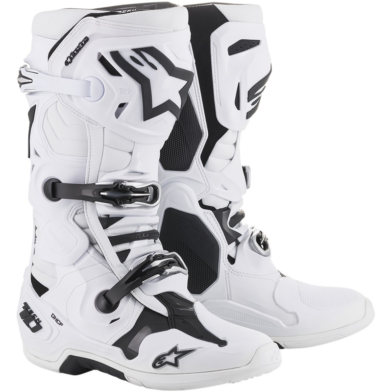 Cizme moto Alpinestars Tech 10 alb - II. calitate lichidare