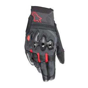 Mănuși moto Alpinestars Morph Sport negru-rosu fluo-gri