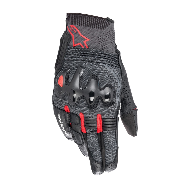 Mănuși moto Alpinestars Morph Sport negru-rosu fluo-gri