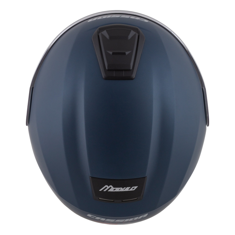 Casca de motociclete rabatabila Cassida Modulo 2.1 Busola albastru mat perlat-negru-rosu