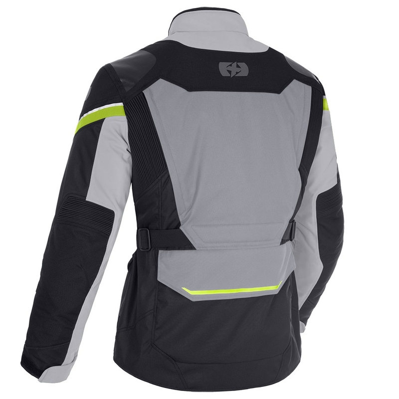 Jachetă moto Oxford Montreal 4.0 DRY2DRY™ negru-gri-galben fluor