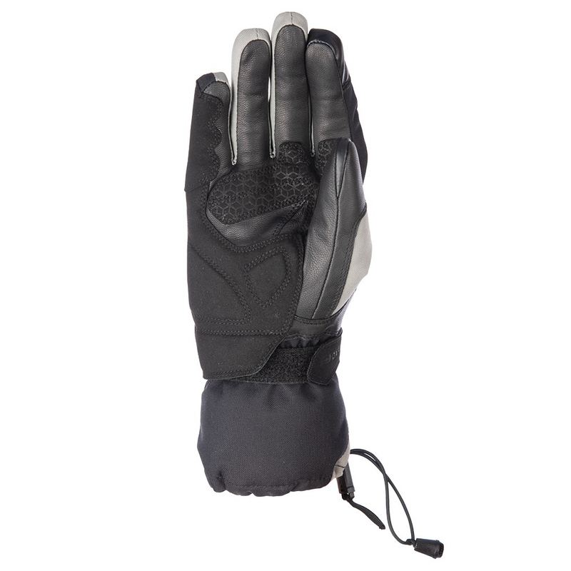 Mănuși pentru motociclete Oxford Montreal 4.0 DRY2DRY™ negru-gri-galben fluo