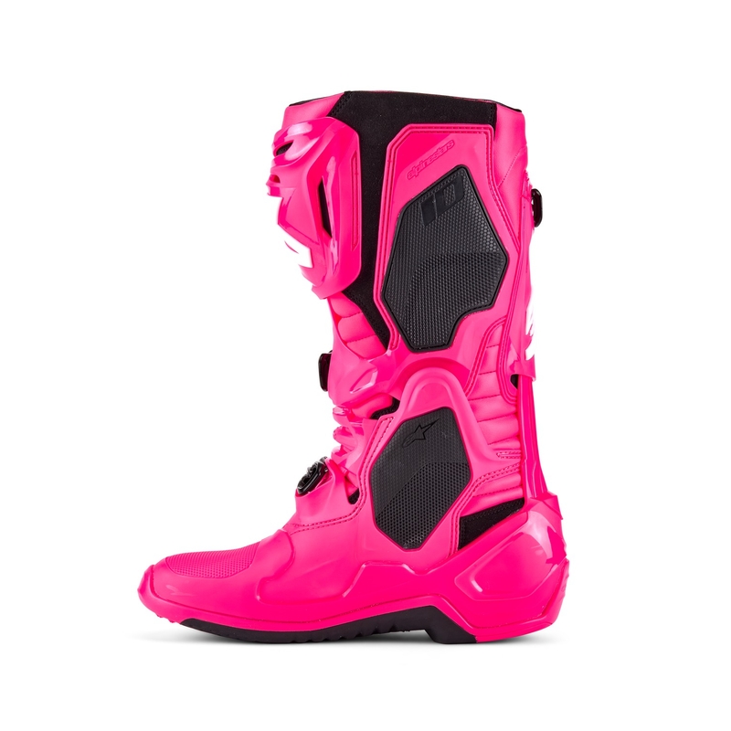 Ghete moto Alpinestars Tech 10 roz-negru-alb