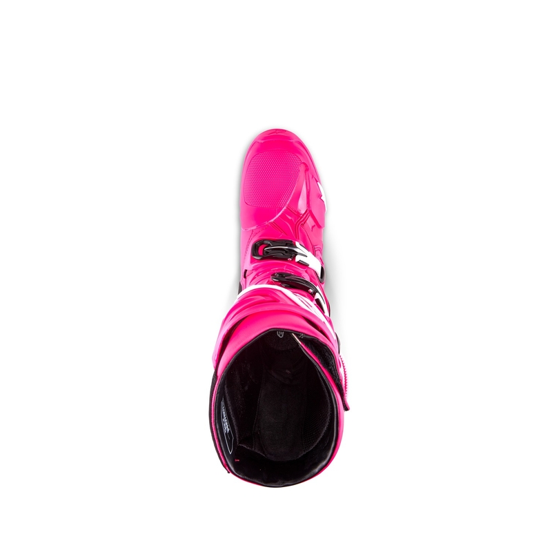 Ghete moto Alpinestars Tech 10 roz-negru-alb