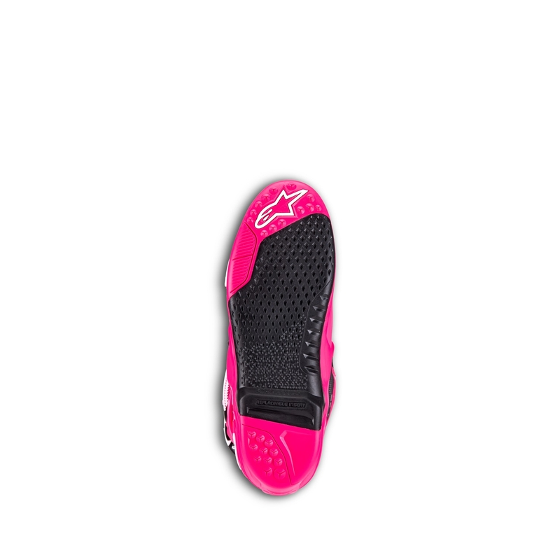 Ghete moto Alpinestars Tech 10 roz-negru-alb