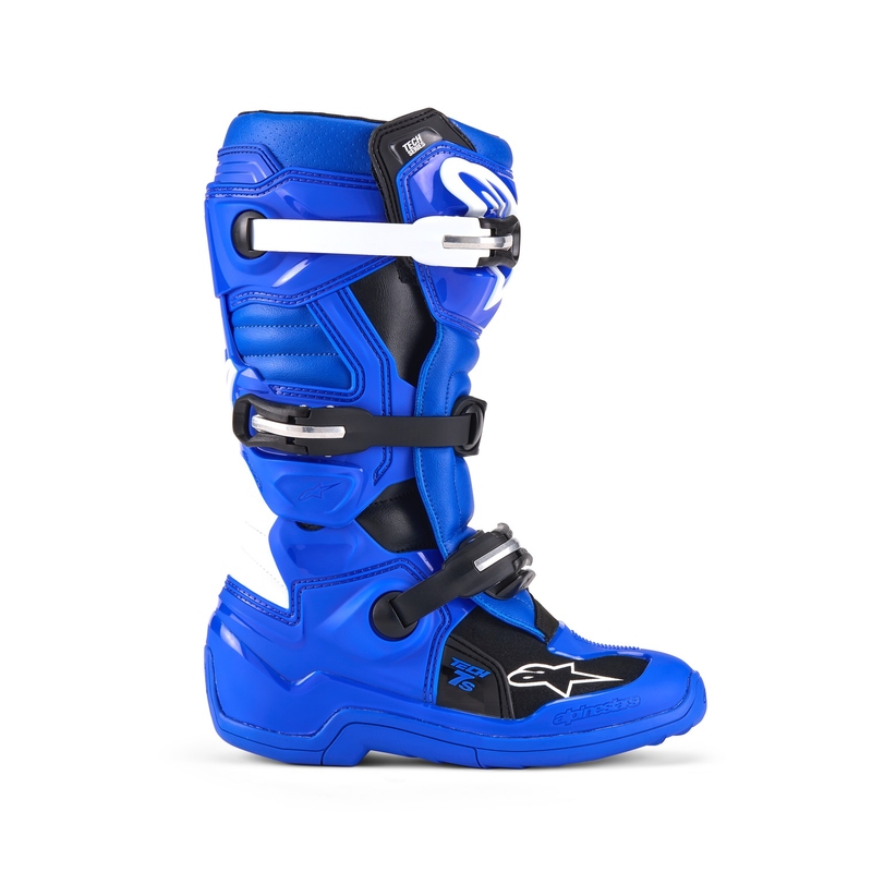 Ghete motociclete copii Alpinestars Tech 7 S albastru-alb-negru