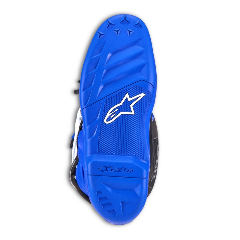 Ghete motociclete copii Alpinestars Tech 7 S albastru-alb-negru