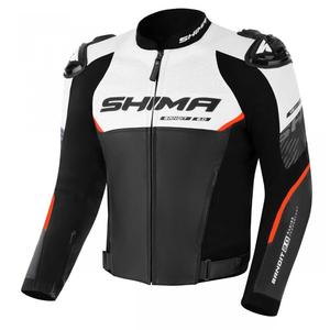 Geacă moto Shima Bandit 2.0 negru-alb-roșu