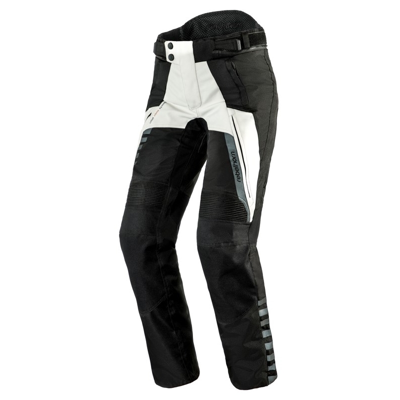Pantaloni moto pentru femei Rebelhorn Hiker II negru-gri lichidare
