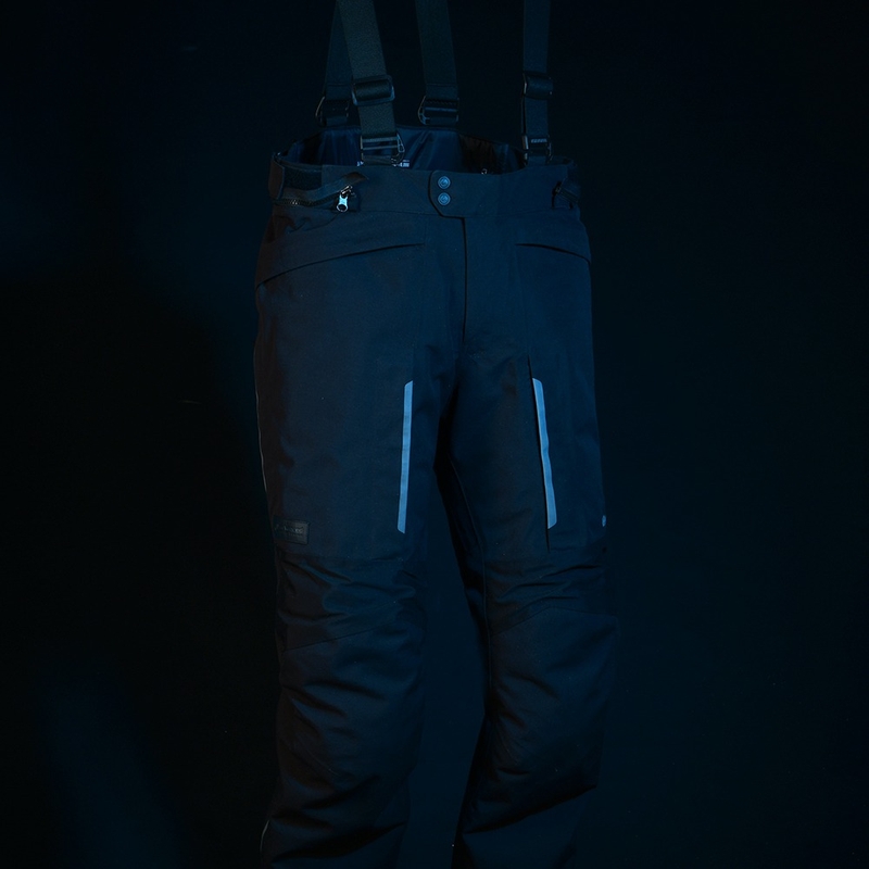Pantaloni scurti de motocicletă Oxford Advanced Hinterland DRY2DRY™, negri