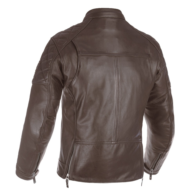 Geacă moto din piele Oxford Route 73 2.0 maro lichidare