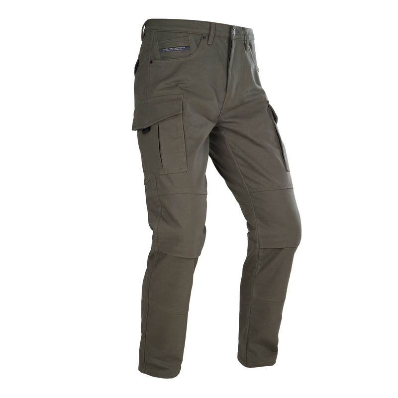Pantaloni de motocicletă Cargo AA Khaki, aprobați original Oxford