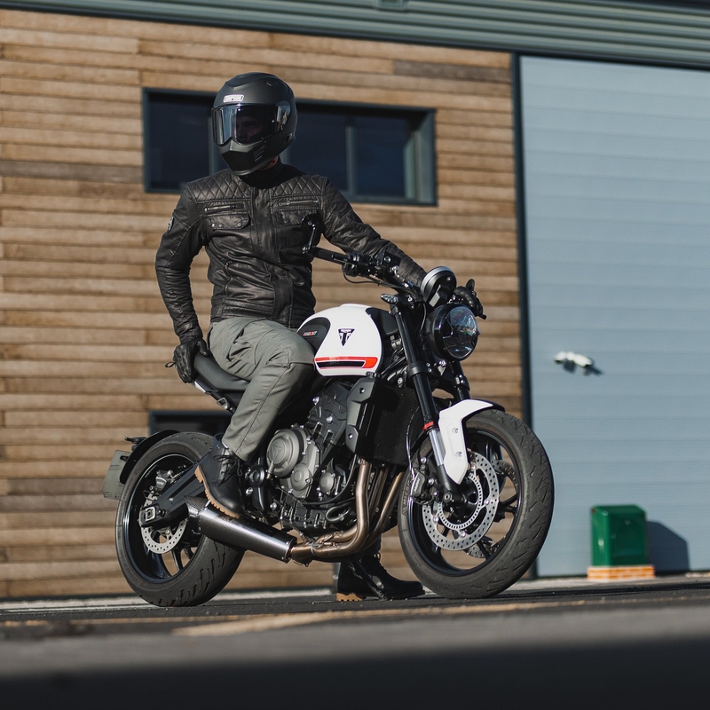 Pantaloni de motocicletă Cargo AA Khaki, aprobați original Oxford