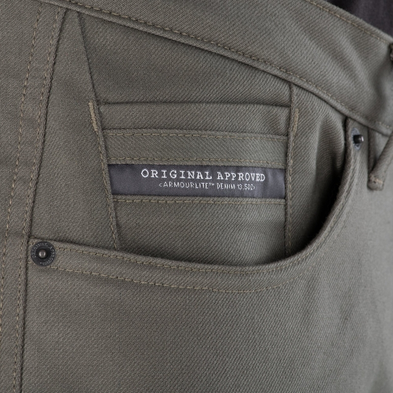 Pantaloni de motocicletă Cargo AA Khaki, aprobați original Oxford