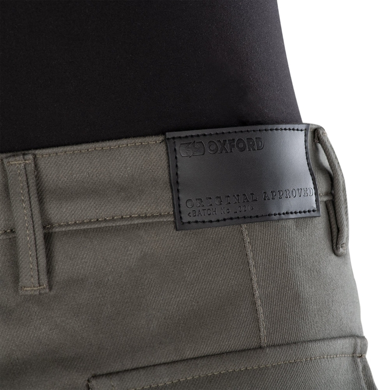 Pantaloni de motocicletă Cargo AA Khaki, aprobați original Oxford
