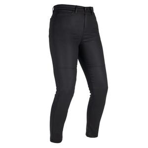 Blugi pentru motociclete de damă Oxford Original Approved Waxed Jeggins AA Black