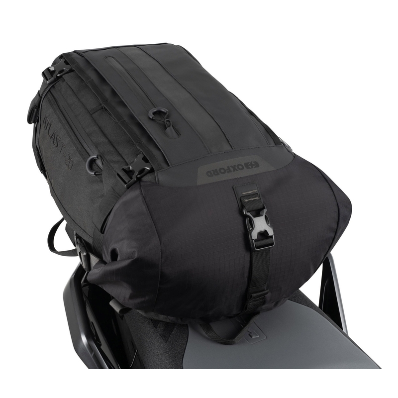 Geantă pentru scaun pasager Oxford Atlas T-20 Advanced Tourpack 20 l, neagră