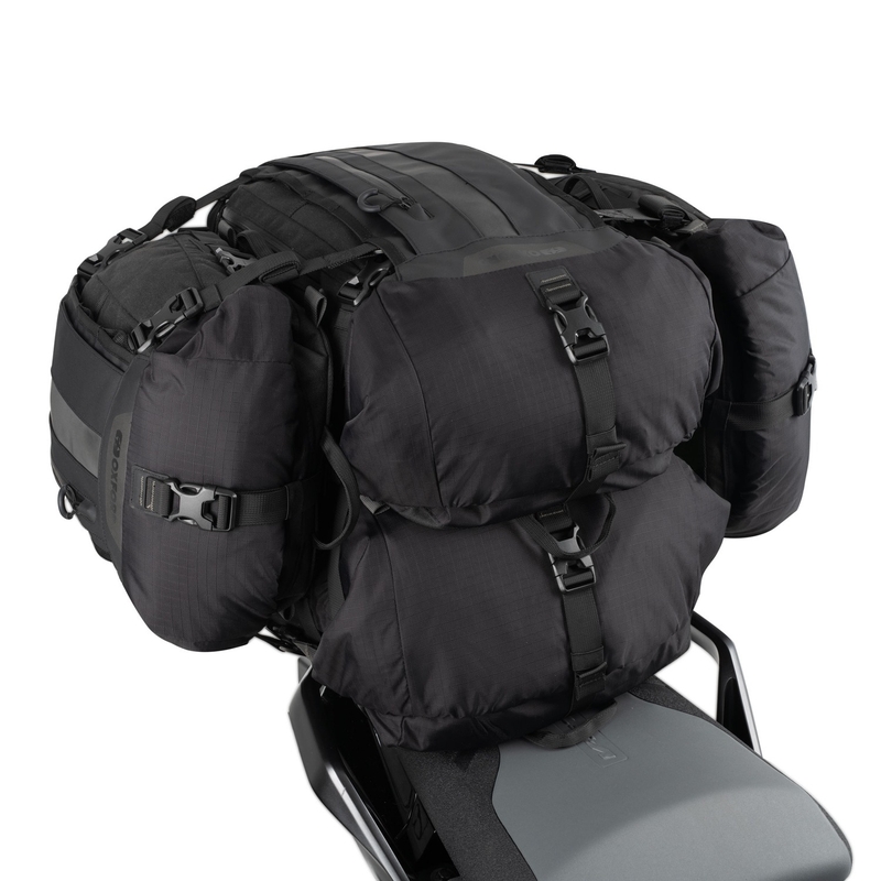Geantă pentru scaun pasager Oxford Atlas T-30 Advanced Tourpack 30 l, neagră