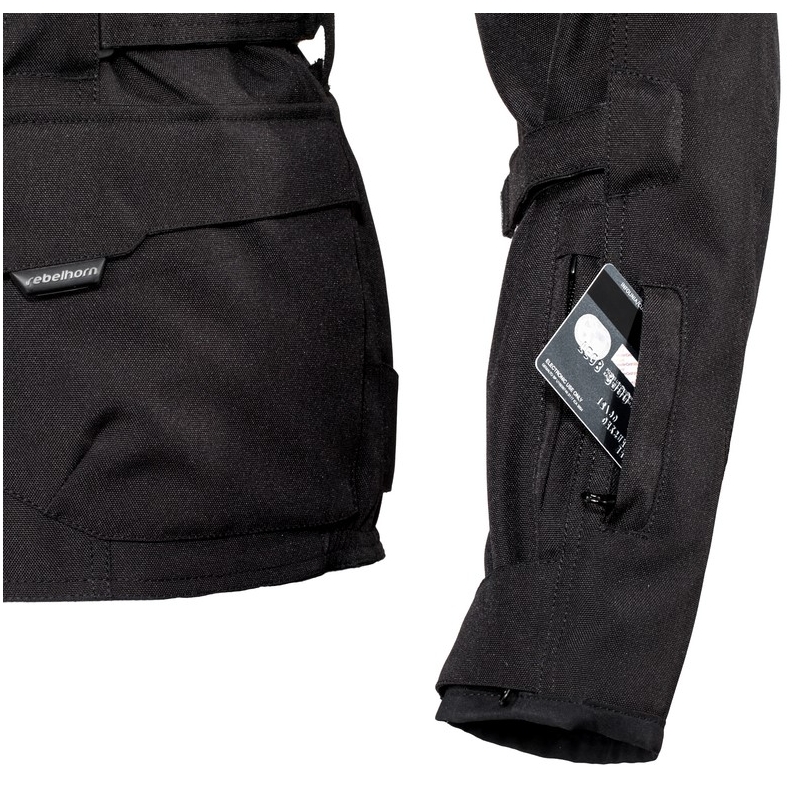 Jacheta Moto Rebelhorn Hiker II negru lichidare