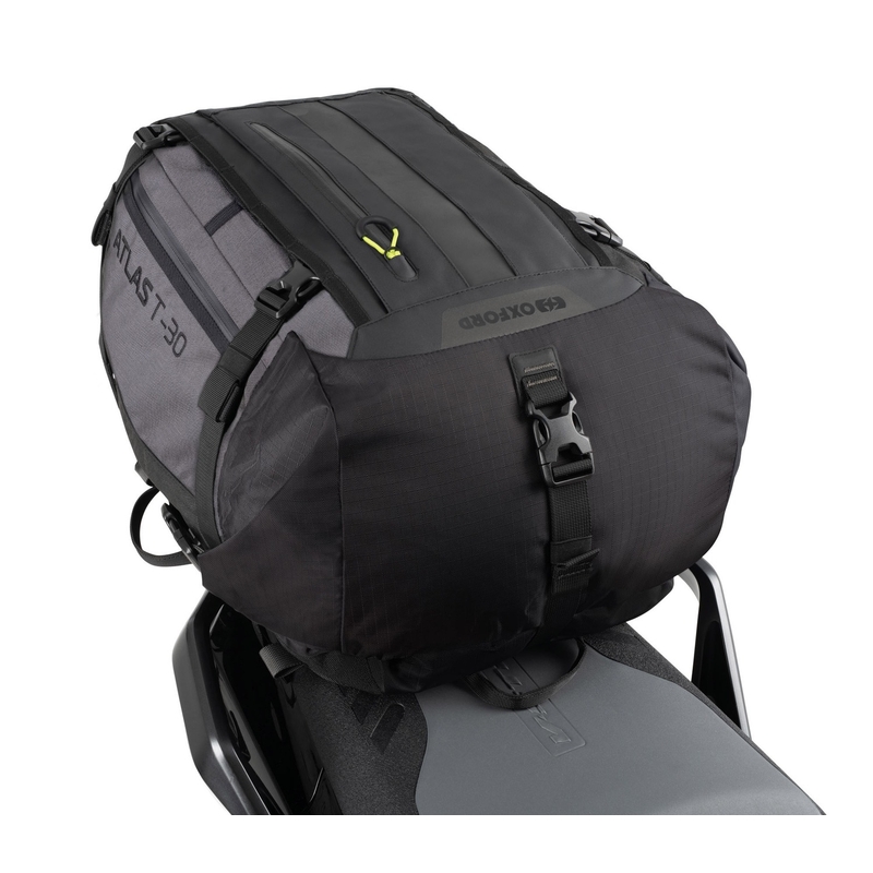 Geanta motocicleta pentru scaunul pasagerului Oxford Atlas T-30 Advanced Tourpack 30 l gri