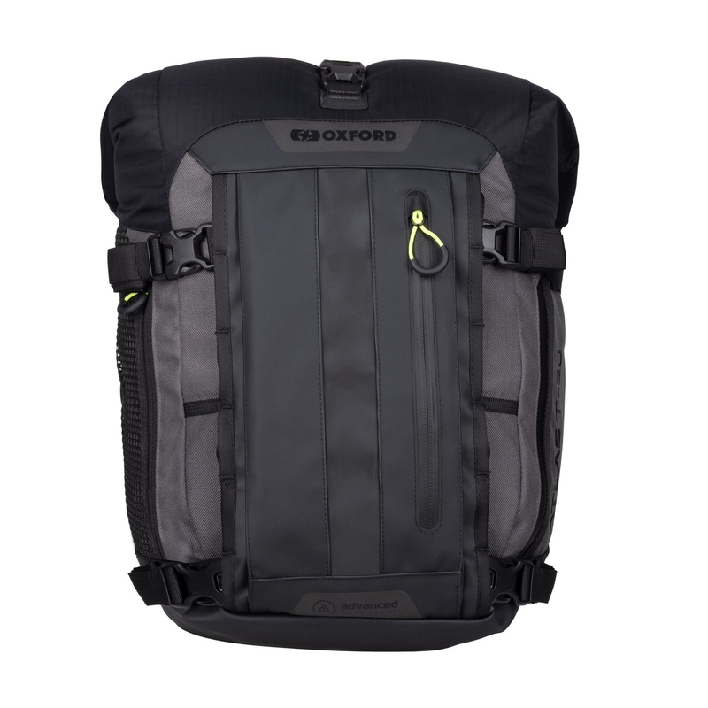 Geanta motocicleta pentru scaunul pasagerului Oxford Atlas T-30 Advanced Tourpack 30 l gri