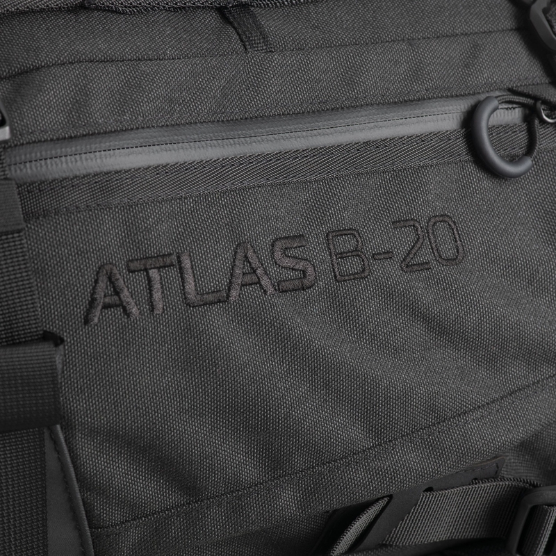 Geantă motocicletă Oxford Atlas B-20 Advanced Backpack 20 l negru