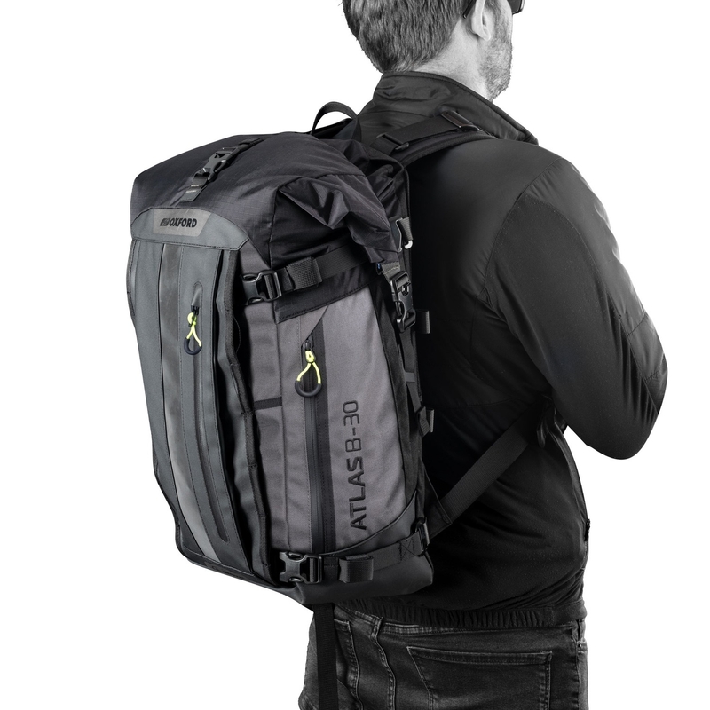 Geantă motocicletă Oxford Atlas B-30 Advanced Backpack 30 l negru