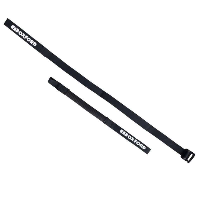 Curele pentru bagaje Oxford Atlas G-Hook 2 buc negru 17 mm x 2 m