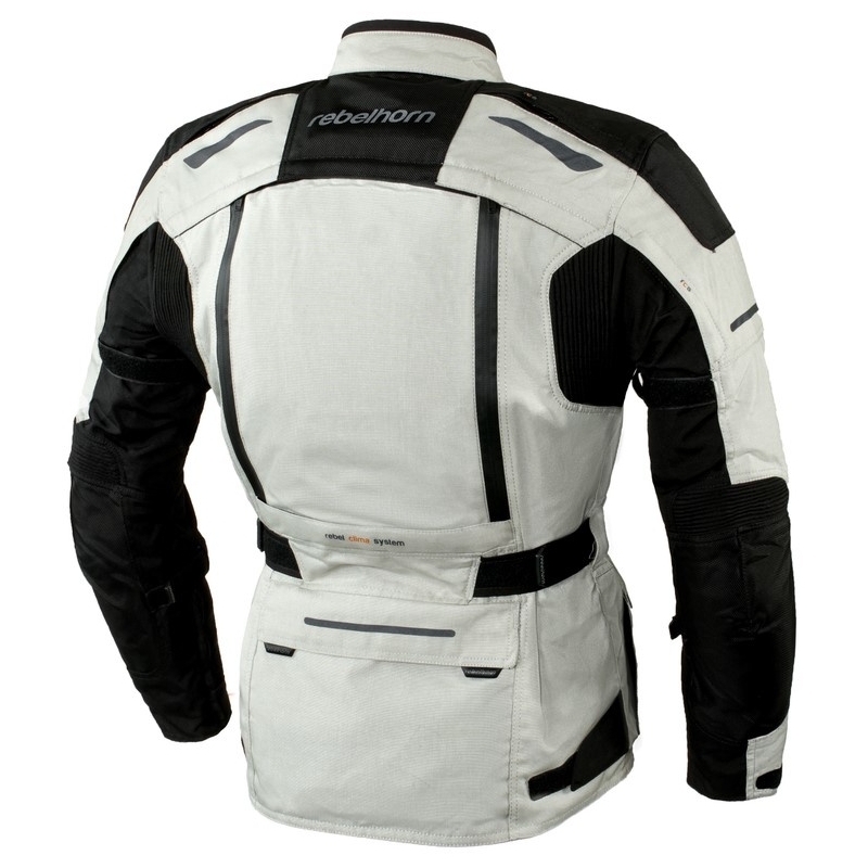Rebelhorn Hardy Pro jachetă de motocicletă gri-negru
