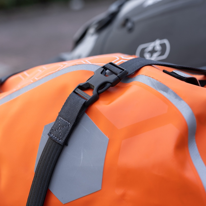 Curele pentru bagaje Oxford Atlas B-Clip 2 buc gri 26 mm x 2 m