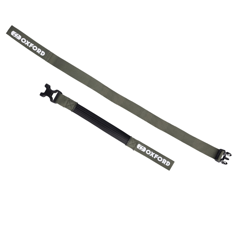 Curele pentru bagaje Oxford Atlas B-Clip 2 buc verde 26 mm x 2 m