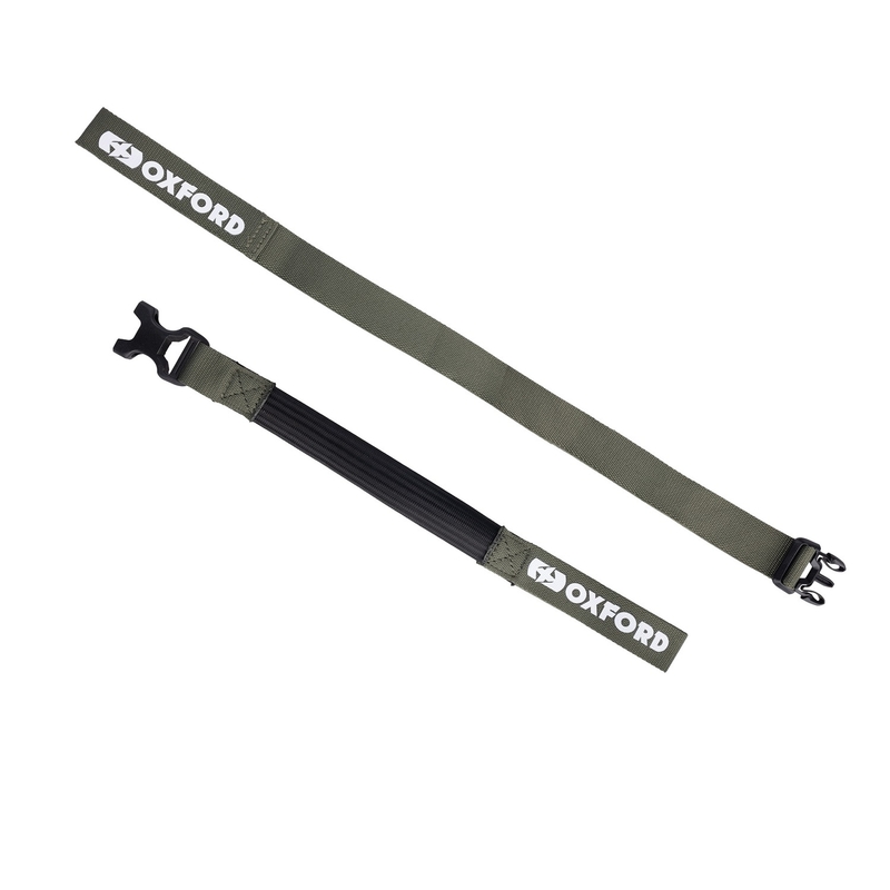 Curele pentru bagaje Oxford Atlas B-Clip 2 buc verde 26 mm x 1,2 m