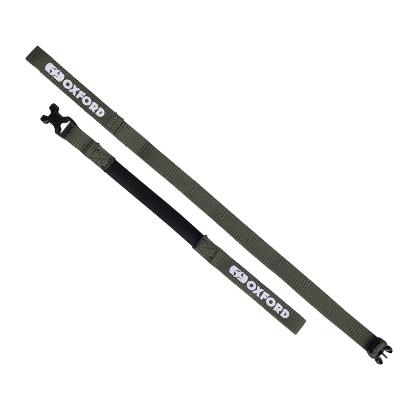 Curele pentru bagaje Oxford Atlas B-Clip 2 buc verde 17 mm x 1,2 m