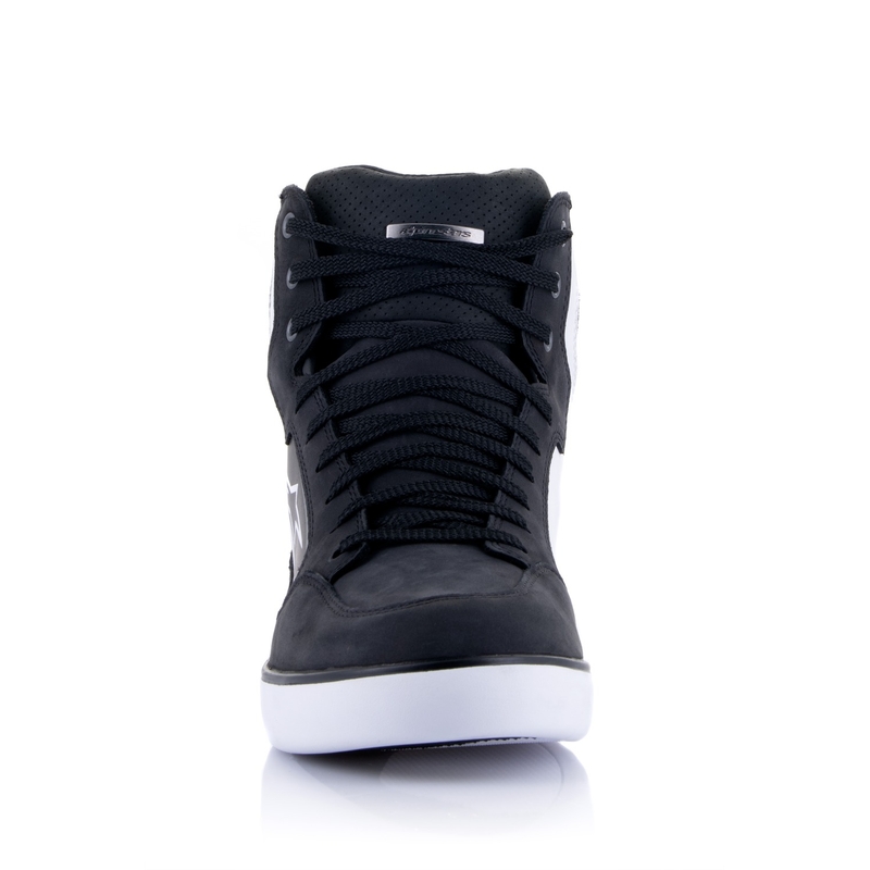 Ghete moto Alpinestars J-6 Waterproof negru-alb