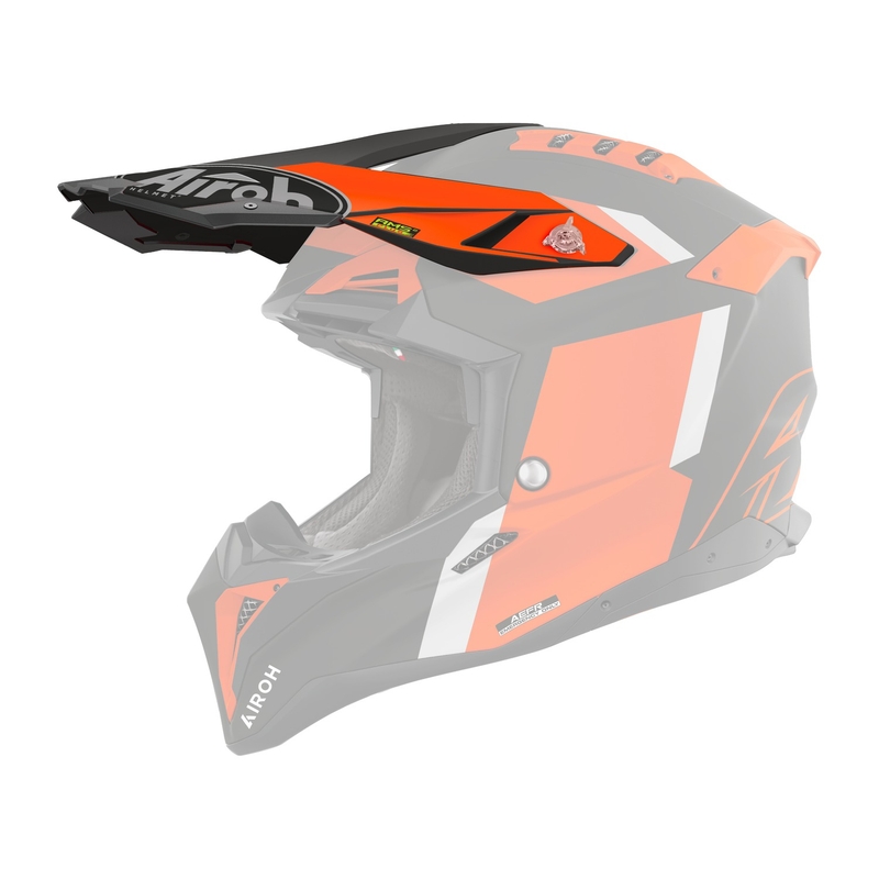 Vizor pentru casca Airoh Aviator Glory portocaliu mat