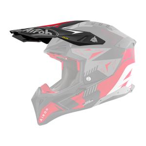 Vizor pentru casca Airoh Aviator Spin rosie mat