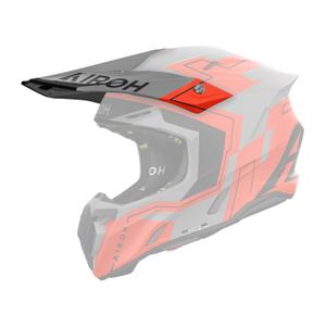 Vizor pentru cască Airoh Twist 3 Dizzy fluo orange mat