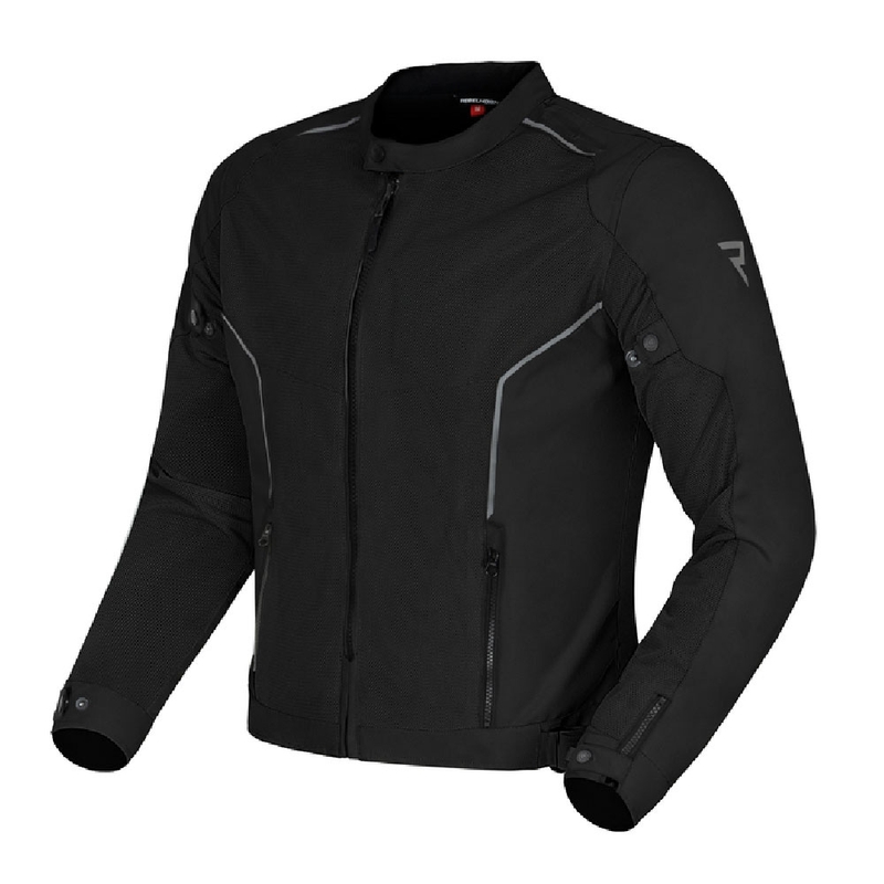 Rebelhorn Wave Geacă de motocicletă neagră