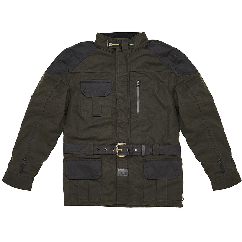 Geacă moto Fuel Bunker verde-negru