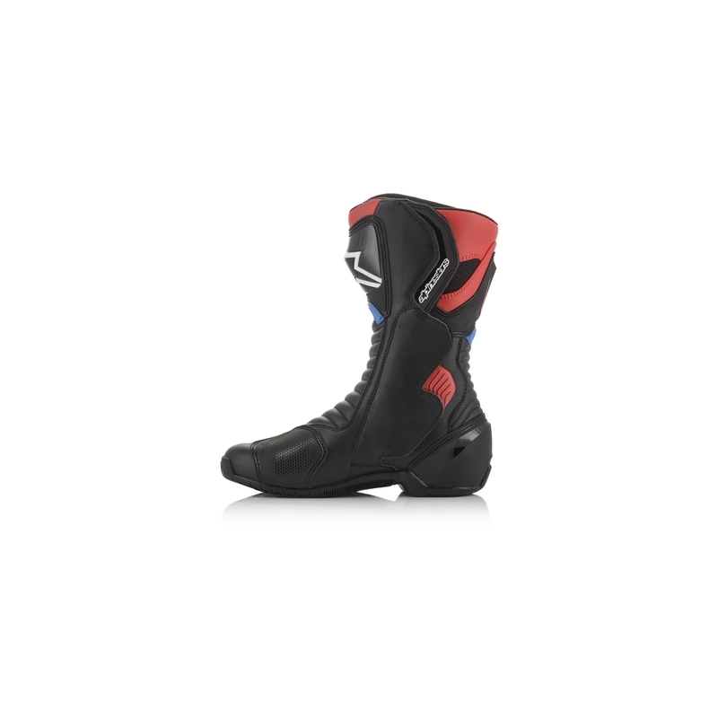 Cizme moto Alpinestars S-MX 6 Honda colectie negru-rosu-albastru-alb