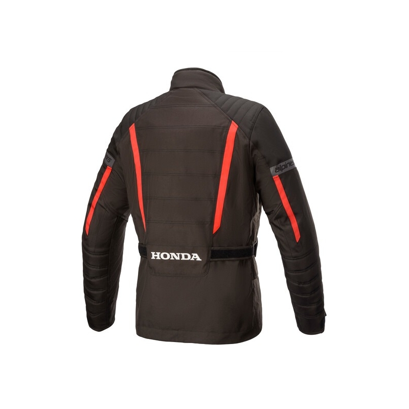 Geaca moto Alpinestars Gravity Drystar Honda colectia negru-rosu