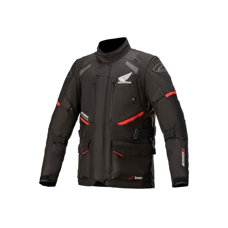 Geaca moto Alpinestars Andes Drystar TECH-AIR 5 compatibila Honda Collection negru-rosu