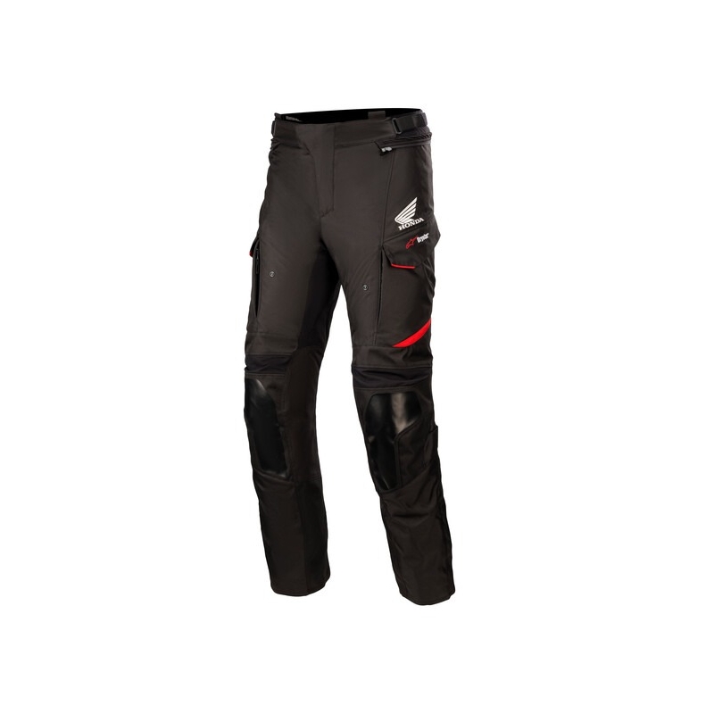 Pantaloni moto Alpinestars Andes Drystar Honda Collection negru-rosu