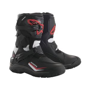 Cizme Moto Alpinestars Belize Drystar Honda Colectia Negru-Alb-Rosie