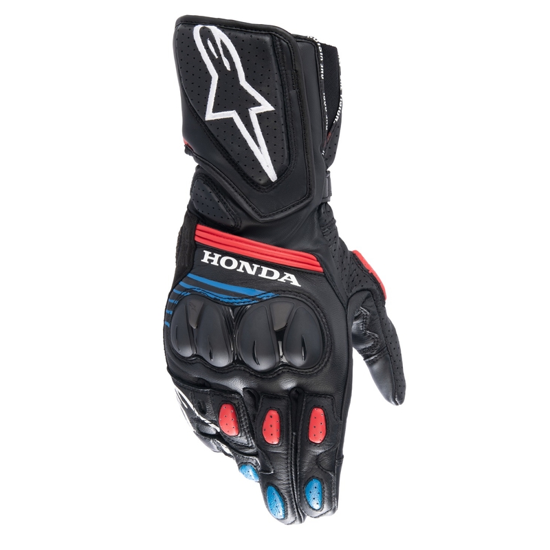 Mănuși moto Alpinestars SP-8 Honda negru-roșu-albastru