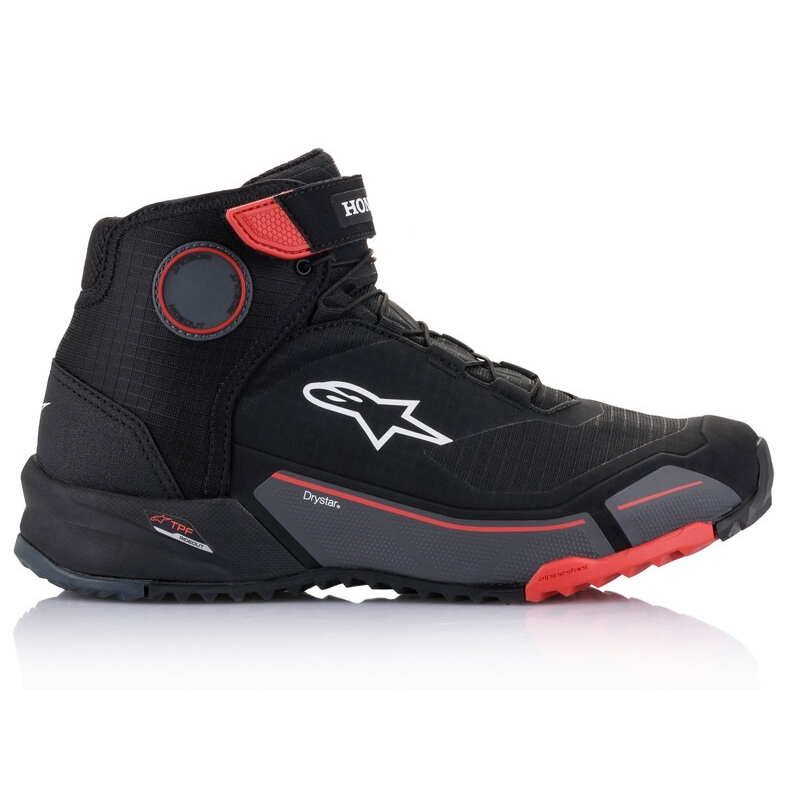 Cizme moto Alpinestars CR-X Drystar Honda Collection negru-rosu-gri