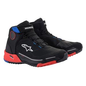 Cizme moto Alpinestars CR-X Drystar Honda Collection negru-rosu-albastru