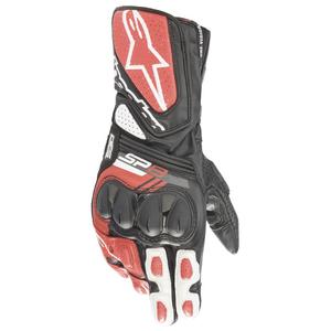 Mănuși moto Alpinestars SP-8 negru-alb-roșu